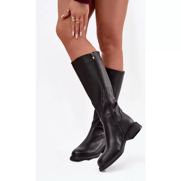  Dámske čižmy S.BARSKI JC62-1036 BLACK 
