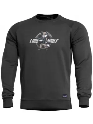 Pánska mikina PENTAGON HAWK SWEATER LONE WOLF K09019-LO BLACK