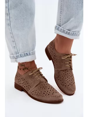 Dámske poltopánky ZAZOO 4156/HOGL BEIGE