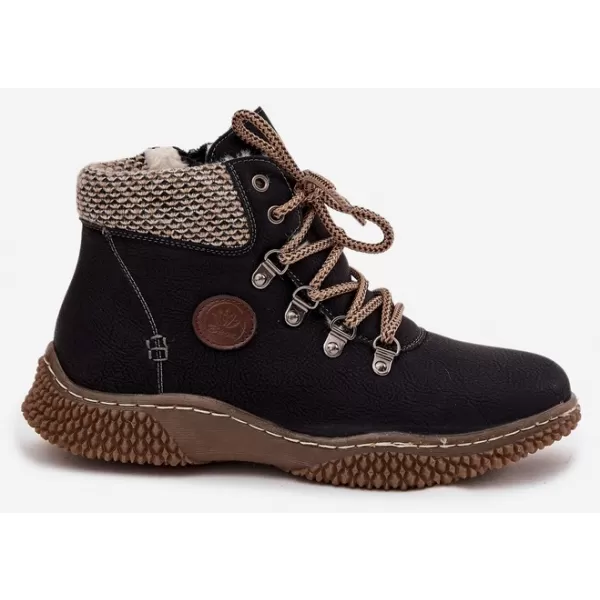  Dámske traperky BOTO 25BT02-9374 BLACK 