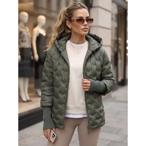  Dámska bunda DSTREET TY5869 ZELENÁ 