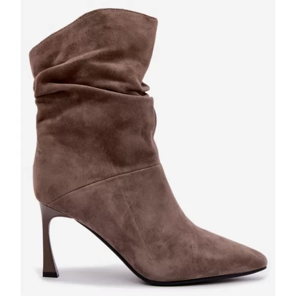  Dámske členkové topánky D&A JC562-1038 LIGHT GREY 