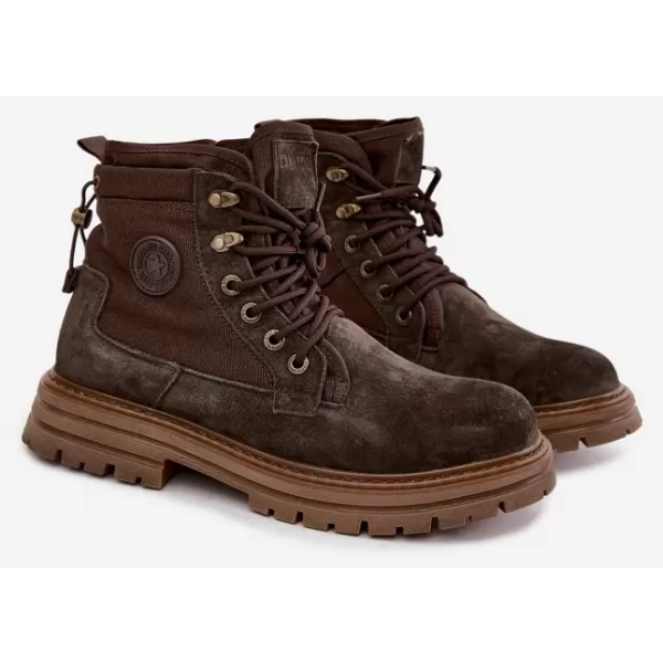  Pánske topánky BIG STAR SHOES UU174254 BROWN/BEIGE SHADOWS 