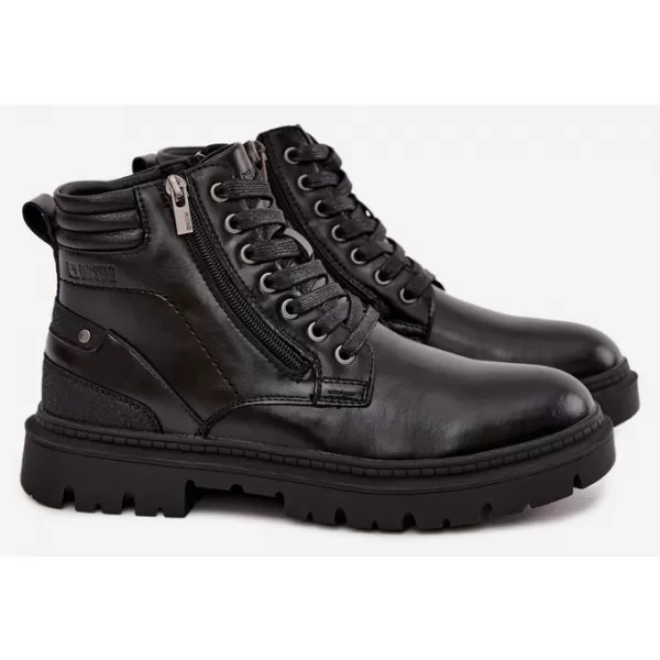  Pánske členkové topánky BIG STAR SHOES UU174242 BLACK 