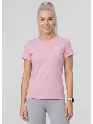 Dámske tričko 4F WMM00TTSHF3306 LIGHT PINK