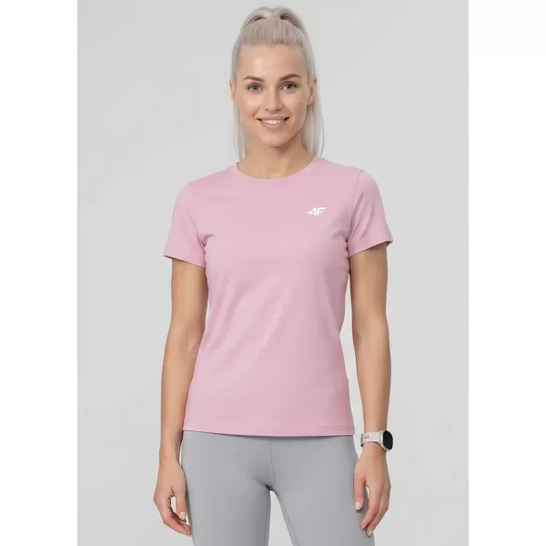  Dámske tričko 4F WMM00TTSHF3306 LIGHT PINK 