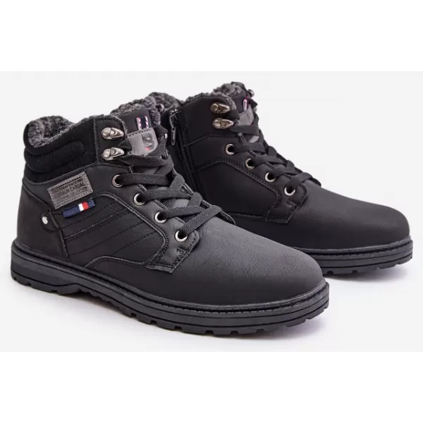  Pánske topánky BOTO 23MN03-6610 BLACK 
