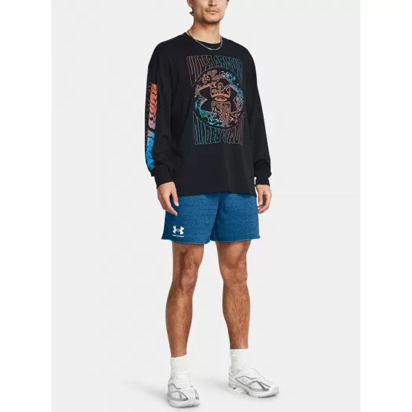  Pánske kraťasy UNDER ARMOUR RIVAL TERRY 6IN SHORT 1382427-406 MODRÁ 