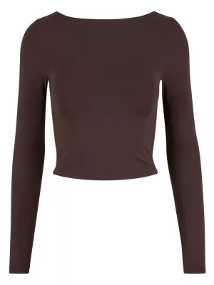 Dámske tričko URBAN CLASSICS TB7721 WARM/BROWN