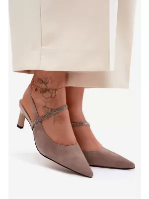 Dámske sandále D&A CR61-3048 BEIGE
