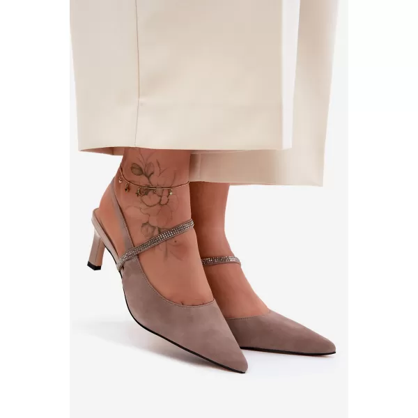  Dámske sandále D&A CR61-3048 BEIGE 
