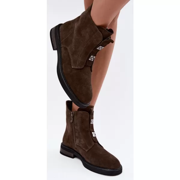  Dámske topánky D&A CR62-3334 KHAKI 