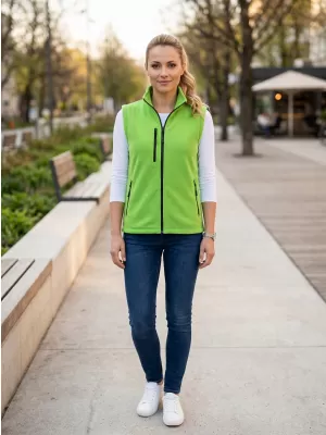 Dámska fleece vesta MALFINI EXIT W-525 APPLE GREEN