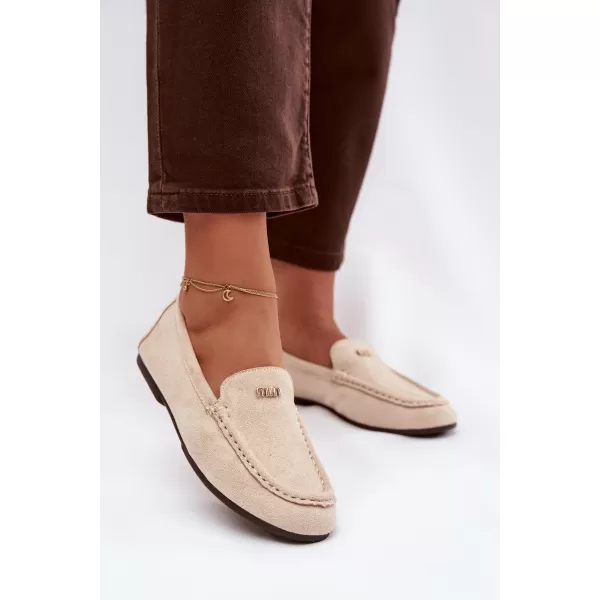  Dámske mokasíny BOTO QQ-273 BEIGE 