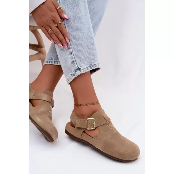  Dámske sandále BIG STAR SHOES TT274542 BEIGE 