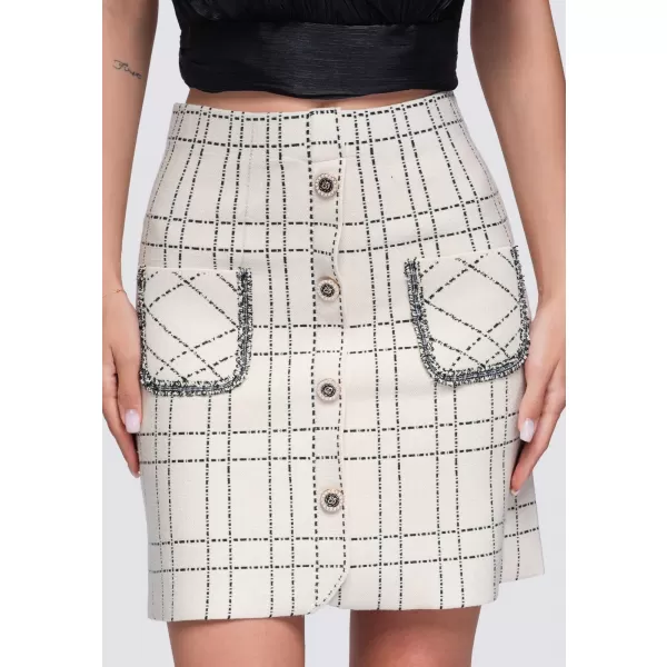  Dámska sukňa OMBRE OW-GL-E0021 BEIGE 