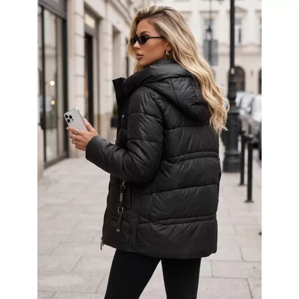  Dámska bunda DSTREET TY5950 ČIERNA 