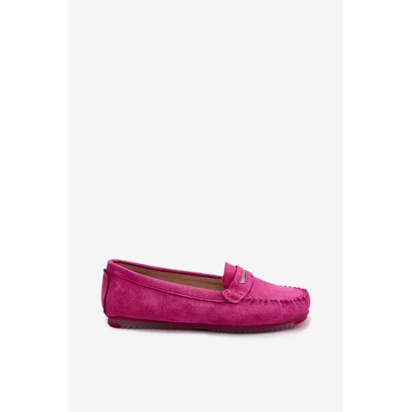  Dámske mokasíny S.BARSKI LR61-7029 FUCHSIA 