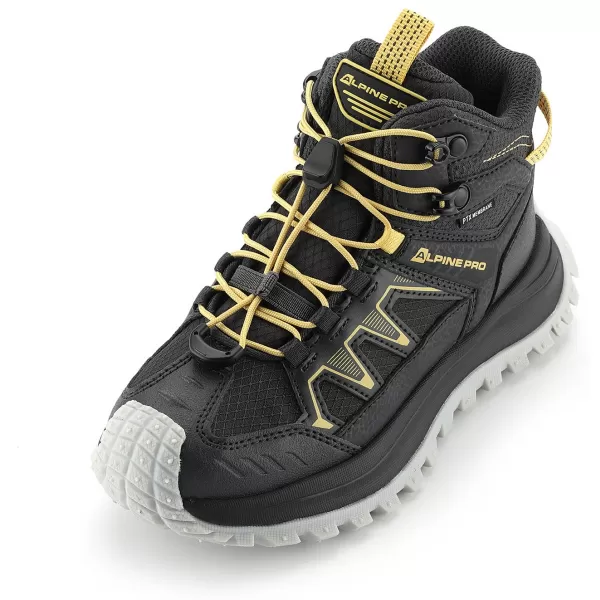  Detské outdoorové topánky ALPINE PRO ATEGO DARK TRUE GRAY 
