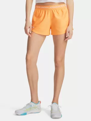 Dámske kraťasy UNDER ARMOUR TECH PLAY UP SHORTS 1389882-870 ORANŽOVÁ