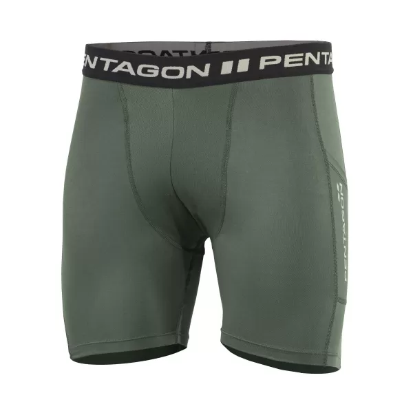  Pánske boxerky PENTAGON APOLLO SHORTS K10001 CAMO GREEN 