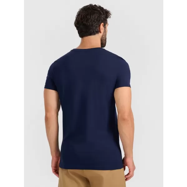  Pánske tričko 4F RMM00TTSHM3248 NAVY 