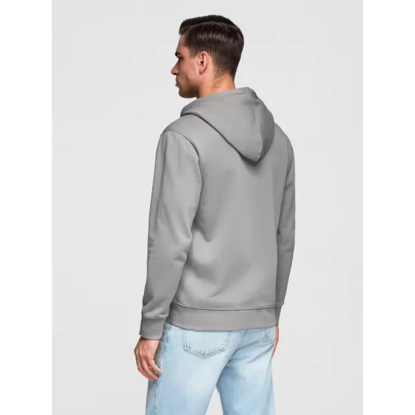  Pánska mikina OMBRE OM-SSBZ-0272 GREY 
