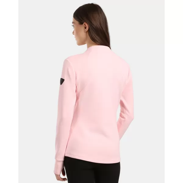  Dámska fleece mikina KILPI LAJEN-W 1L0205KI SVETLO RUŽOVÁ 