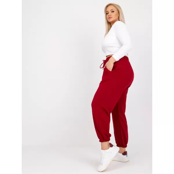  Dámske tepláky BASIC FEEL GOOD RV-DR-6331.86 BURGUNDY 