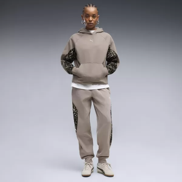  Dámska mikina PUMA SPORT ANIMAL STANDARD HOODIE FL 69400781 MOUSE GRAY 