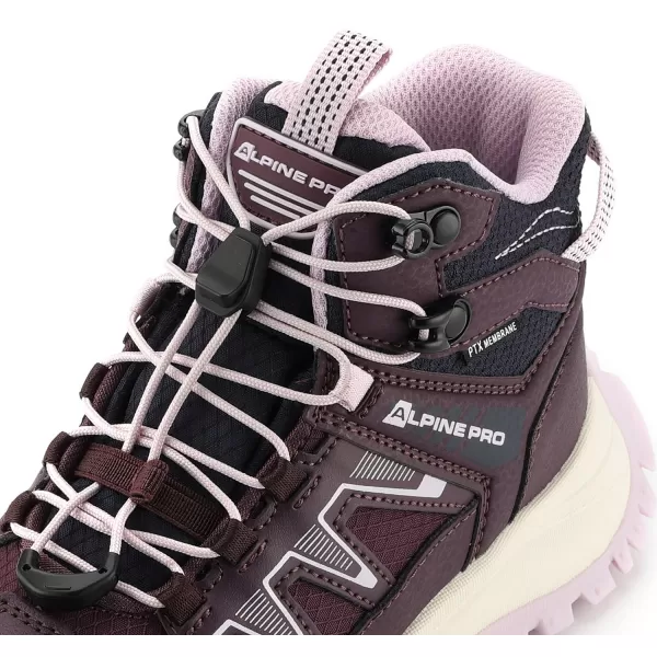  Detské outdoorové topánky ALPINE PRO ATEGO MAUVE WINE 