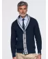 Pánsky kardigan OMBRE OM-SWCD-0196 NAVY BLUE