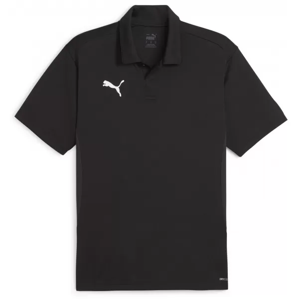  Pánske tričko s golierom PUMA TEAMGOAL POLO 658771-03 PUMA BLACK/WHITE/DARK GRAY 