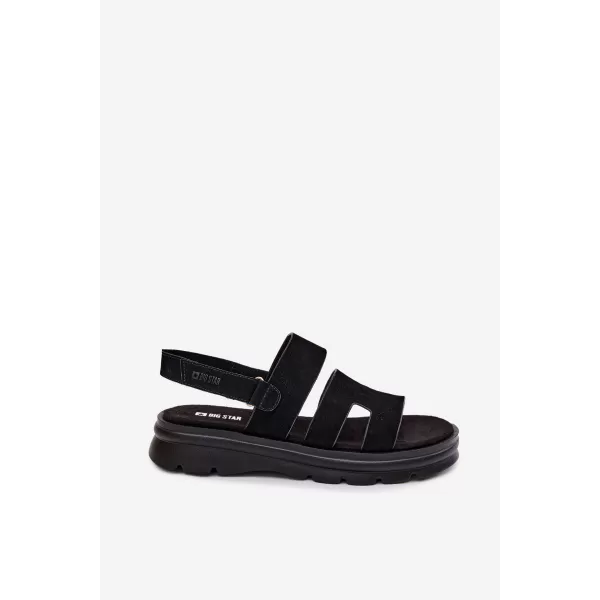  Dámske sandále BIG STAR SHOES TT274484 BLACK 