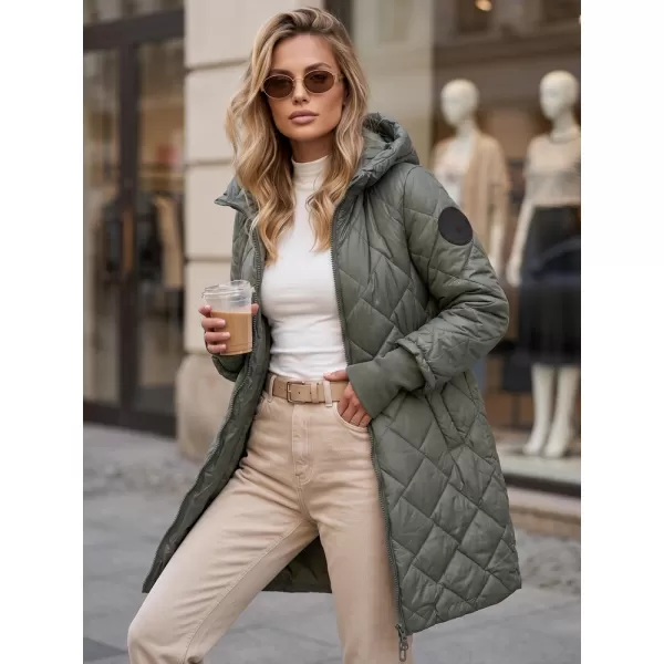  Dámska bunda DSTREET TY5863 ZELENÁ 