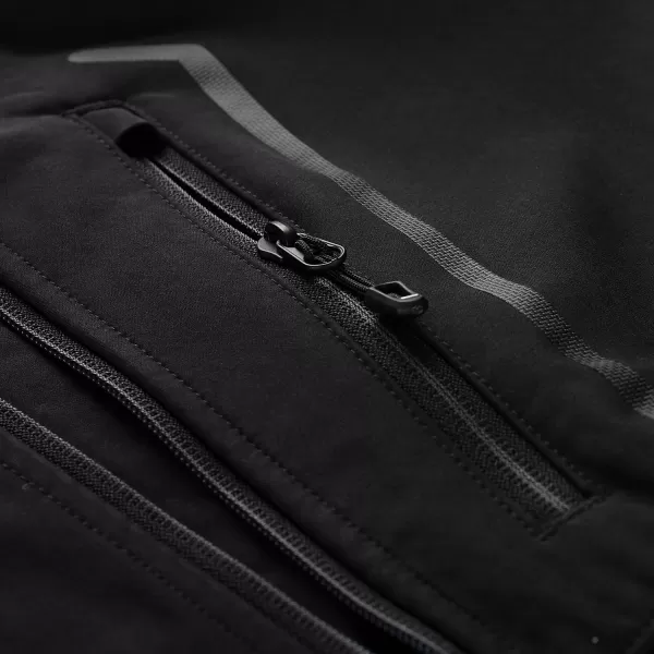  Pánska softshellová bunda ALPINE PRO GEDER BLACK 