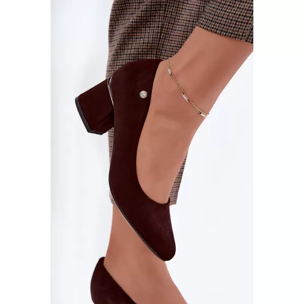  Dámske lodičky VINCEZA 62322 BROWN 