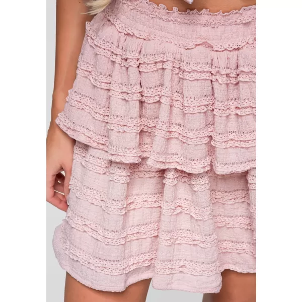  Dámska sukňa OMBRE OW-GL-E0014 PINK 