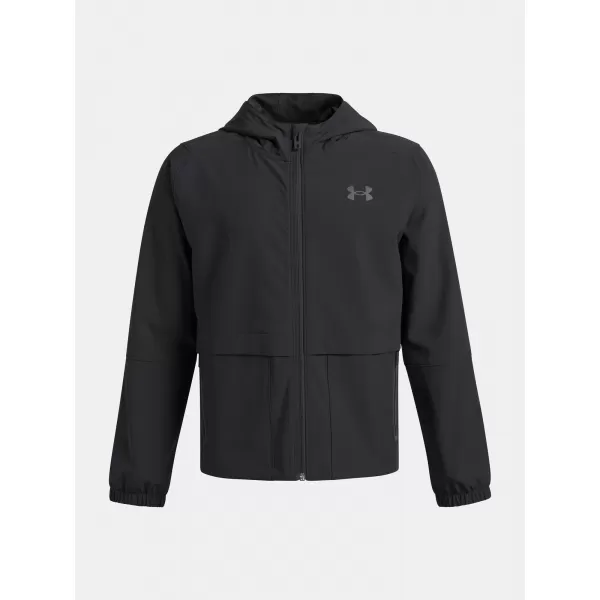  Chlapčenská bunda UNDER ARMOUR UA B UNSTOPPABLE WVN JACKET 6009561-001 ČIERNA 