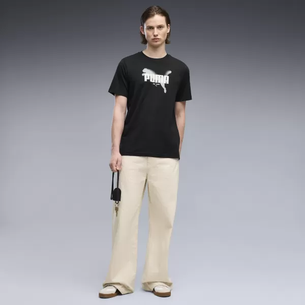  Pánske tričko PUMA GRAPHICS TEE 69435501 PUMA BLACK 