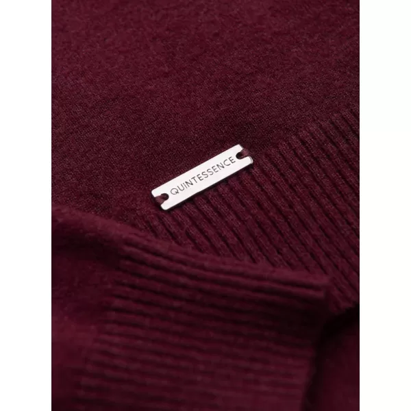  Pánske tričko s golierom OMBRE OM-POLS-0151 BURGUNDY 
