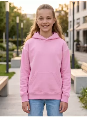 Detská mikina MALFINI CHILL 423 RUŽOVÁ
