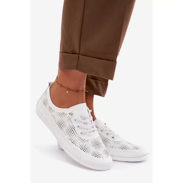  Dámske tenisky S.BARSKI LR61-7083 WHITE 