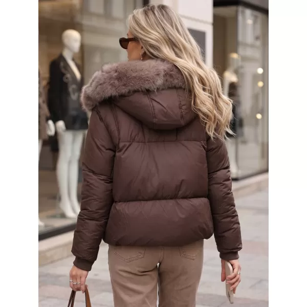  Dámska bunda DSTREET TY6104 HNEDÁ 