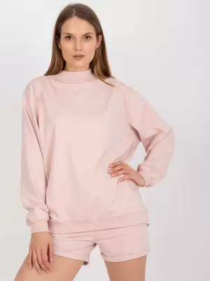 Dámska mikina BASIC FEEL GOOD AP-BL-A-R001 BRIGHT PINK