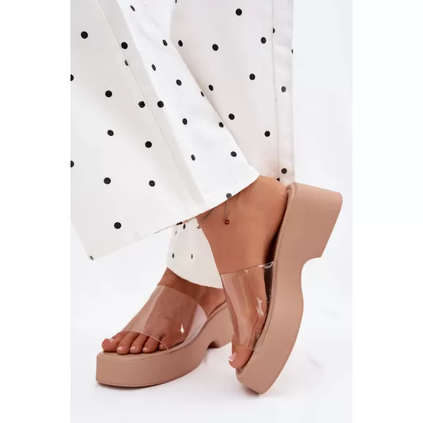  Dámske šľapky BOTO 78-146 BEIGE 