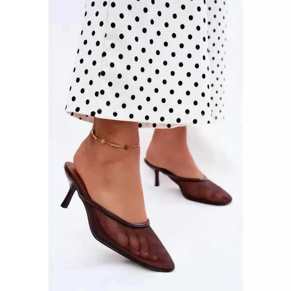  Dámske sandále BOTO LN-81 BROWN 
