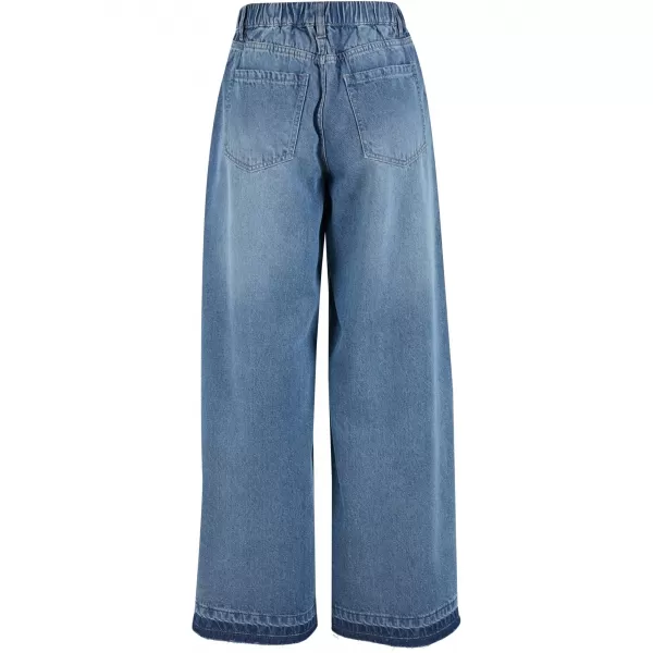  Dámske nohavice URBAN CLASSICS TB7712 MID DEEP BLUE WASHED 