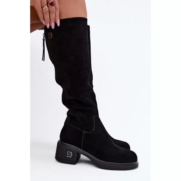  Dámske čižmy VINCEZA 67056 BLACK 