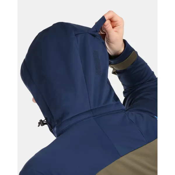  Pánska softshellová bunda KILPI ONTAVIO-M 1M0112KI KHAKI 